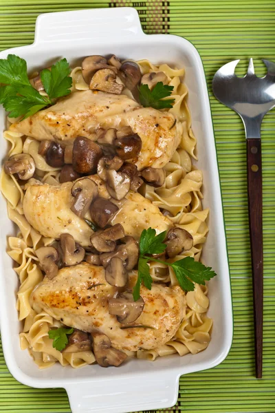 Tavuk Marsala yemeği