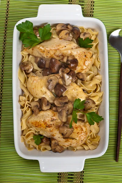 Tavuk Marsala yemeği