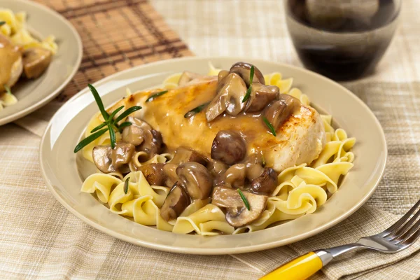 Tavuk Marsala yemeği