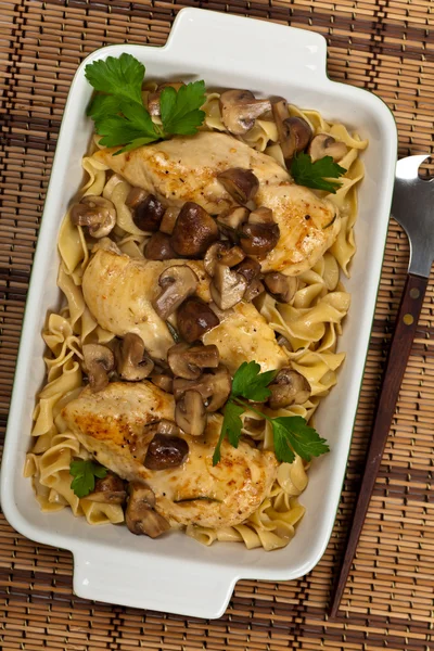 Cena de pollo Marsala —  Fotos de Stock