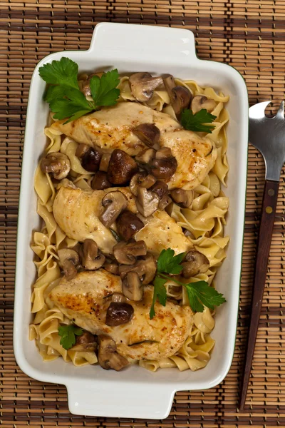 Tavuk Marsala yemeği