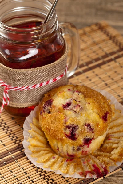 Az áfonyás Muffin — Stock Fotó