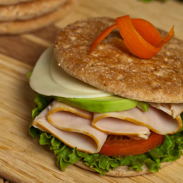 Mąki pszennej Sandwich cienkie rolki — Zdjęcie stockowe
