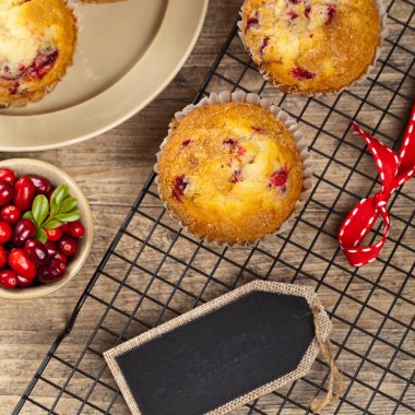 Yabanmersini muffins