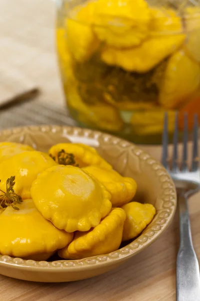 Pattypan kabak — Stok fotoğraf