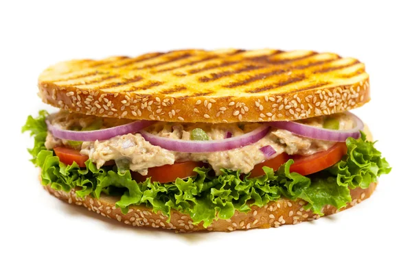 Tuna Panini Sandwich — Stock Photo, Image