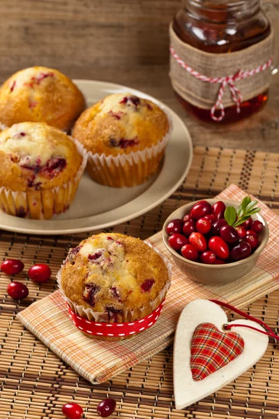 Cranberry Orange Muffins — Stock Photo, Image