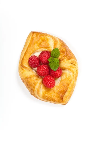 Raspberry pastries — Stock Photo, Image