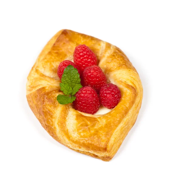 Raspberry pastries — Stock Photo, Image