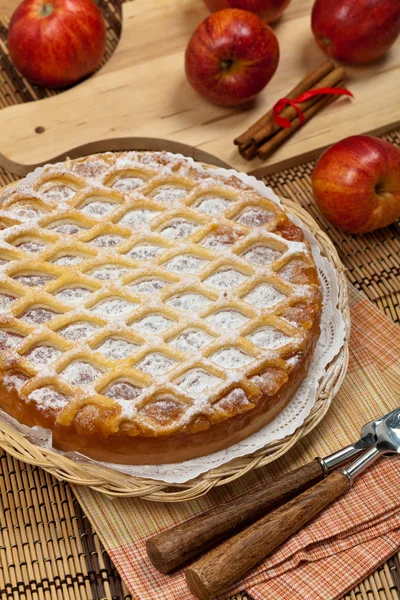 Torta de maçã — Fotografia de Stock