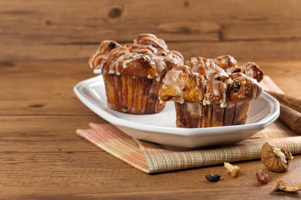 Muffins de canela de pasas Cobblestone —  Fotos de Stock