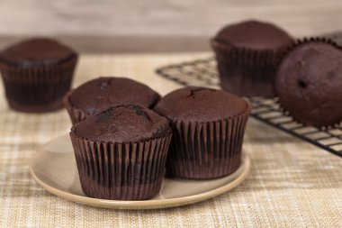 Chocolate Cupcakes clipart