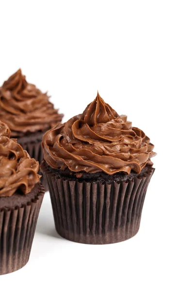 Schokoladen-Cupcakes — Stockfoto