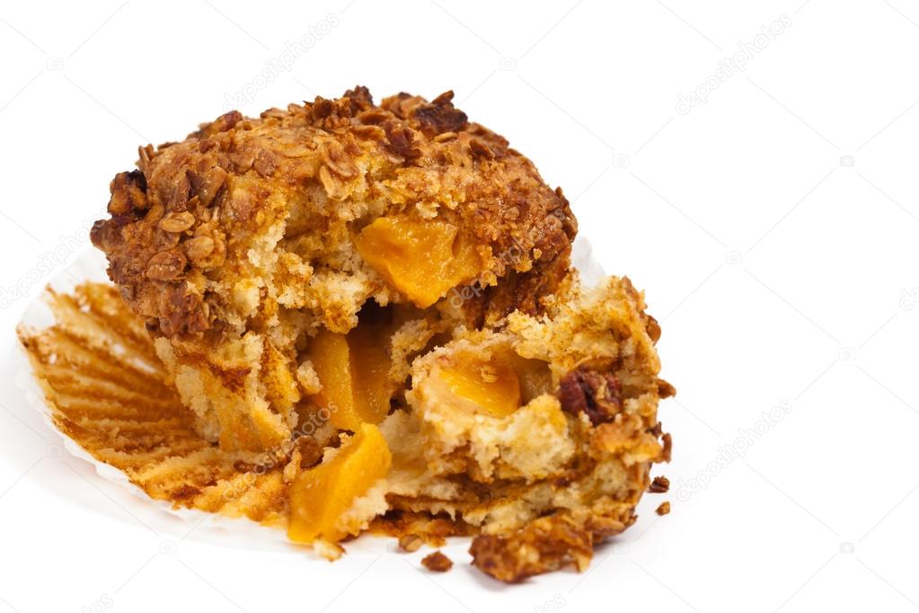 Peach Pecan and Granola Muffins