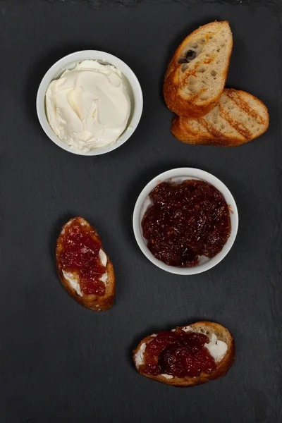 Organic Fig Fruit Spread — Stock Photo, Image