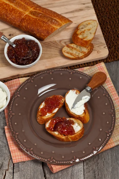 Organic Fig Fruit Spread — Stock Photo, Image