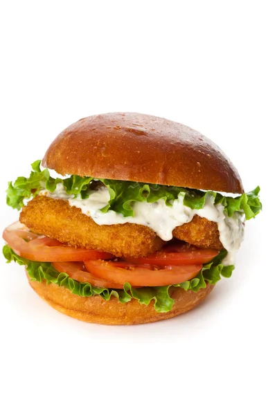 Fried Fish Sandwich — Stock Photo, Image