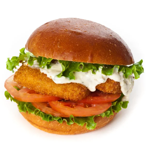 Fried Fish Sandwich — Stock Photo, Image