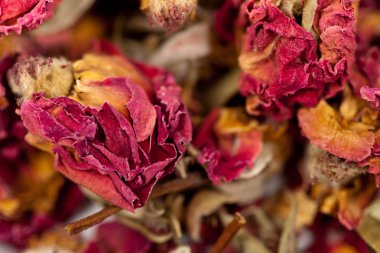 Tea gül çiçek kurutulmuş