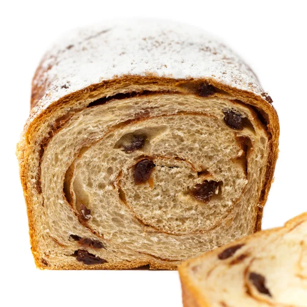 Kaneel rozijnenbrood — Stockfoto