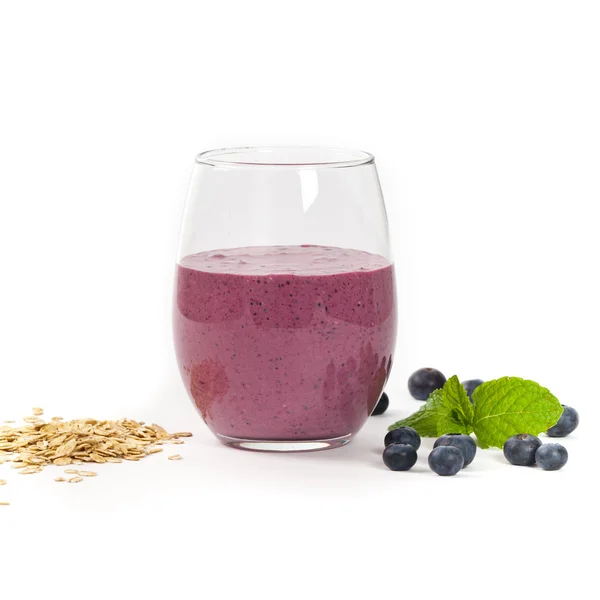 Üzümlü yulaf ezmesi Smoothie — Stok fotoğraf