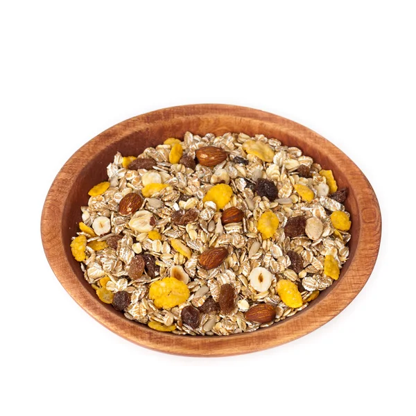 Fullkorn müsli frukost — Stockfoto