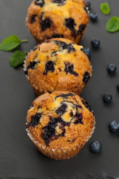 Blaubeermuffins — Stockfoto