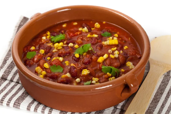 Zuppa di verdure Chili — Foto Stock