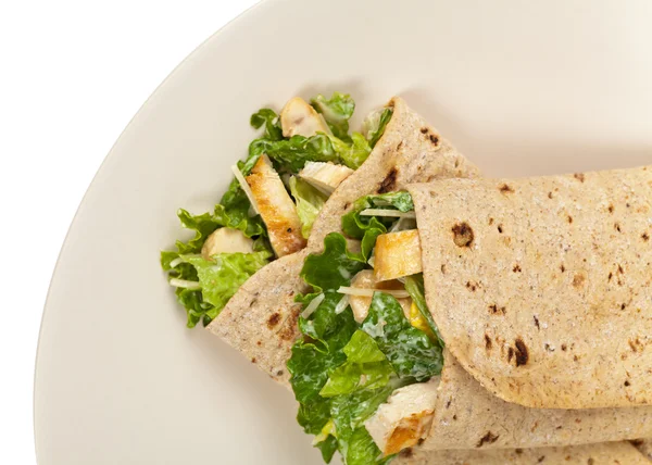 Chicken Caesar Wrap — Stock Photo, Image