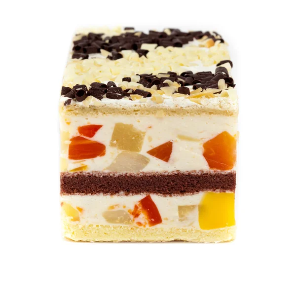 Fruit yogurt cheesecake — Stock Photo, Image