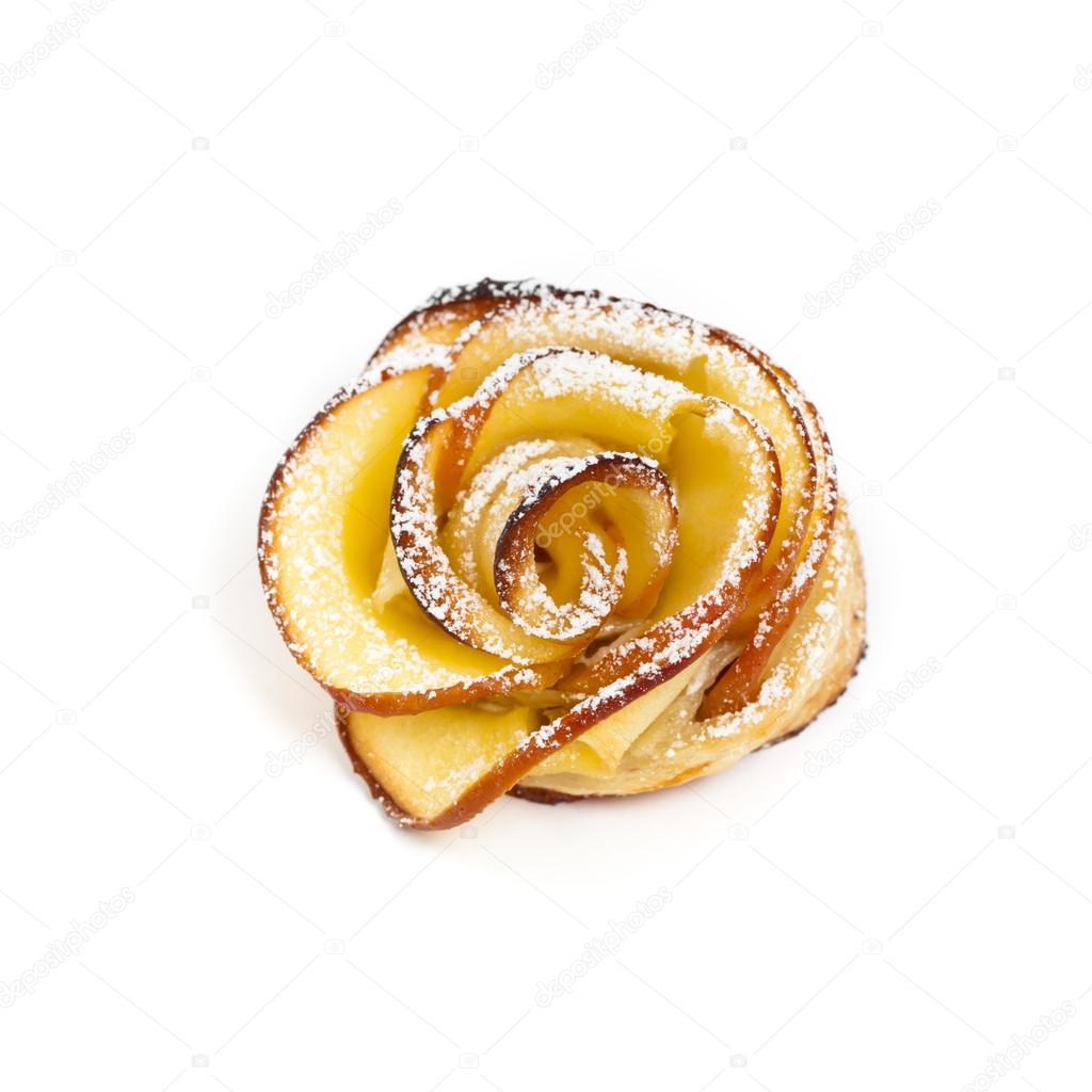 Puff Pastry with apple shaped roses