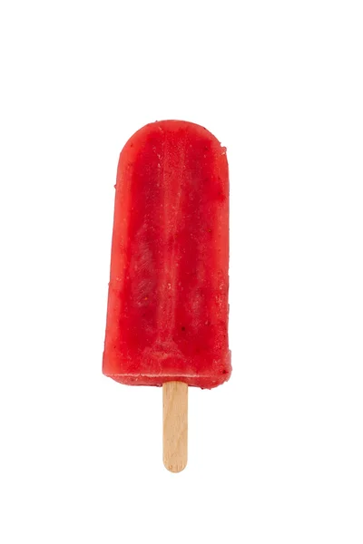 Popsicles Frozen Strawberry frukt barer — Stockfoto