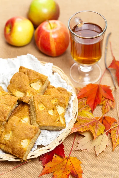 Apfelkuchen — Stockfoto