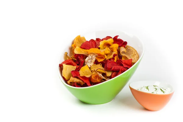 Gemüsechips — Stockfoto