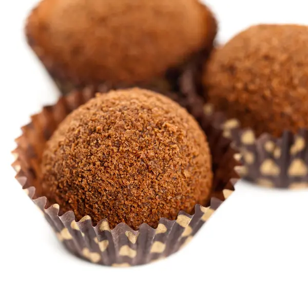 Deserts. Chocolate Cocoa Honey Balls — Stock Photo, Image