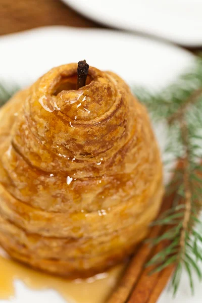 Radbruten päron Dessert — Stockfoto