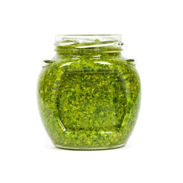 Homemade Basil Pesto — Stock Photo, Image