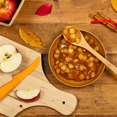 Elma tarçın pasta dolgu