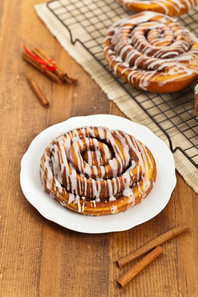 Petit déjeuner Rouleaux de cannelle — Photo