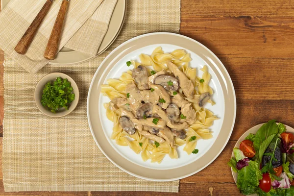 Ev yapımı tavuk straganof