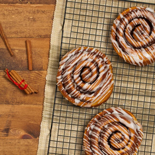 Breakfast Cinnamon Rolls — Stock Photo, Image