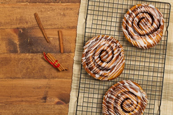 Breakfast Cinnamon Rolls — Stock Photo, Image