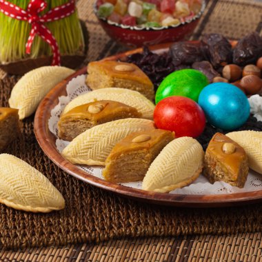 Paskalya için renkli yumurtalar