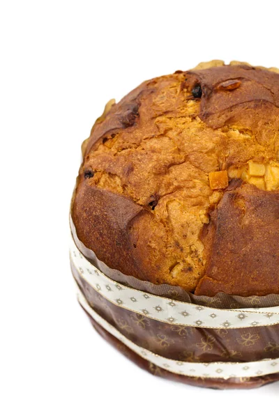 圣诞蛋糕 panettone — 图库照片