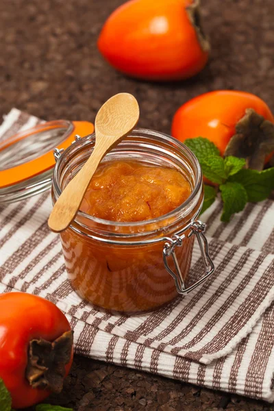 Mermelada de caqui naranja —  Fotos de Stock