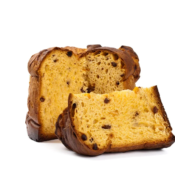 Bolo de Natal panettone Fotografia De Stock