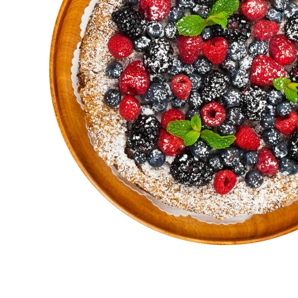 Zelfgemaakte berry taart — Stockfoto