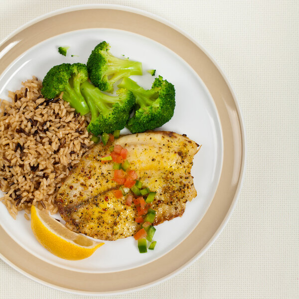 Fish dish - fried fish fillet