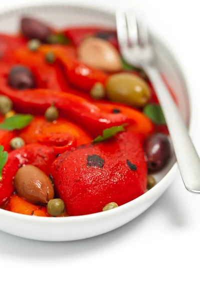 Roasted Red Pepper Salad — Stock Photo, Image