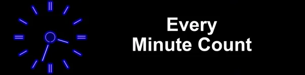 Cada minuto conta — Fotografia de Stock